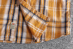 Camisa Cuadros Hombre | Algodón Lavado | Estilo Gótico | Manga Corta | Ticotrendy Costa Rica