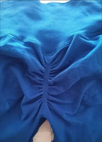 VEQKING, pantalones de Yoga de cintura alta para mujer, mallas deportivas sin costuras para realzar la cadera, mallas elásticas sólidas de realce para gimnasio, pantalones de entrenamiento para Fitness