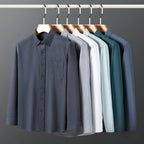 Camisa Oxford Cepillado | Algodón 100% | Ajuste Formal | Blanca Sólida | Ticotrendy