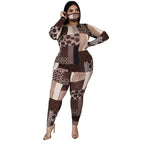 Conjunto de ropa de talla grande para correr, chándal de 2 piezas, Top elástico y pantalones, traje a juego, venta al por mayor, Dropshipping
