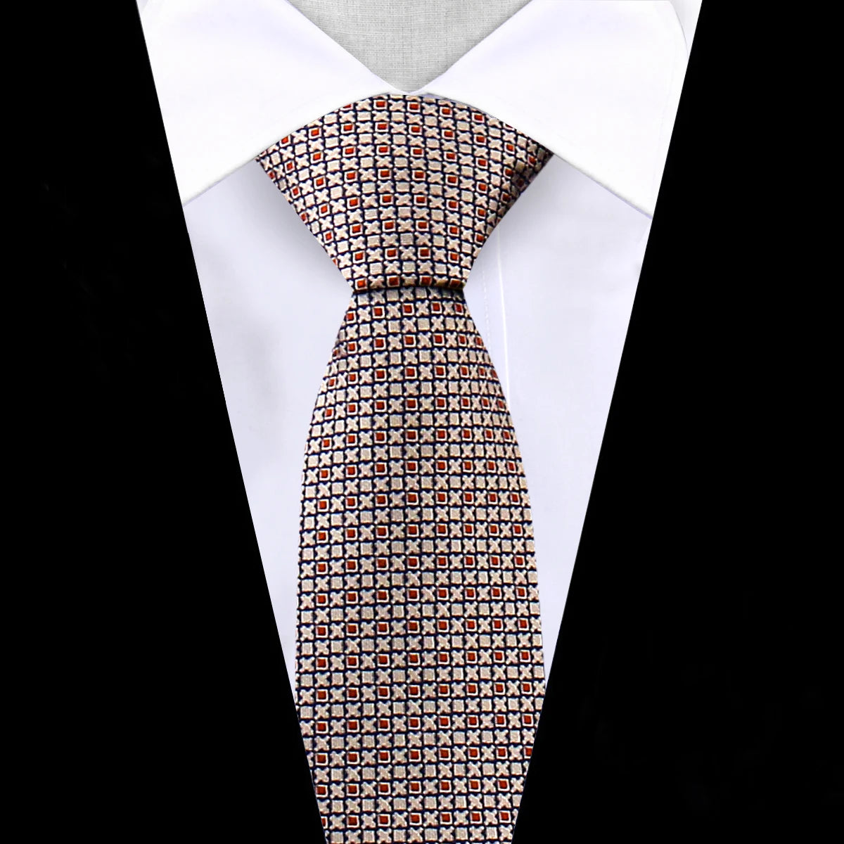 Corbata Jacquard De Poliéster Negocios Boda Accesorio De Moda