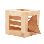 Rompecabezas de madera para niños y adultos, jaula con cerradura Luban triangular, juegos de desafío IQ, juguetes educativos intelectuales