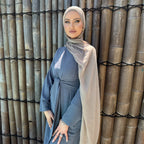 Vestido Bandage de lino y algodón Eid para mujer, vestido de fiesta Abaya musulmán, caftán árabe de Dubái, Turquía, Marruecos, vestido islámico
