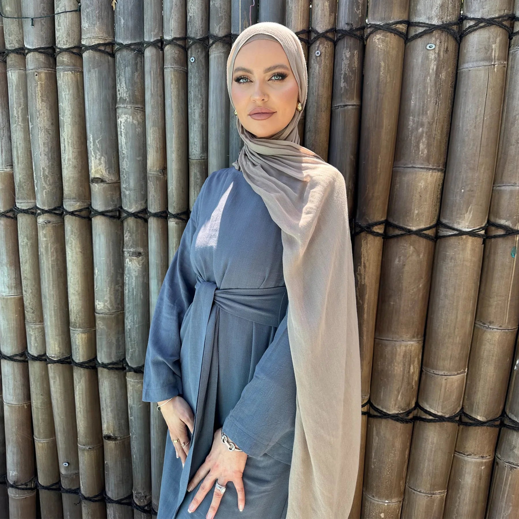 Vestido Bandage de lino y algodón Eid para mujer, vestido de fiesta Abaya musulmán, caftán árabe de Dubái, Turquía, Marruecos, vestido islámico