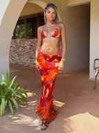 Bikini de Cebra con Falda - Conjunto de Dos Piezas para el Verano Costarricense