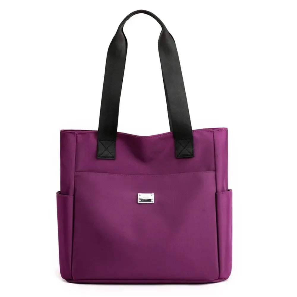 Bolso de Hombro de Nailon Ligero e Impermeable de Gran Capacidad