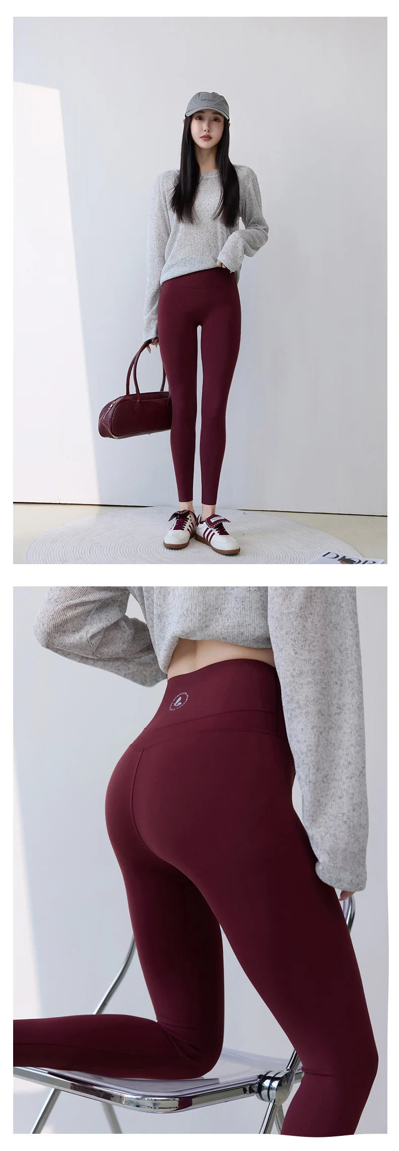 Leggings Piel Tiburón Curva 3D | Doble V Push Up Cintura Alta | Fitness Yoga Primavera | Ticotrendy