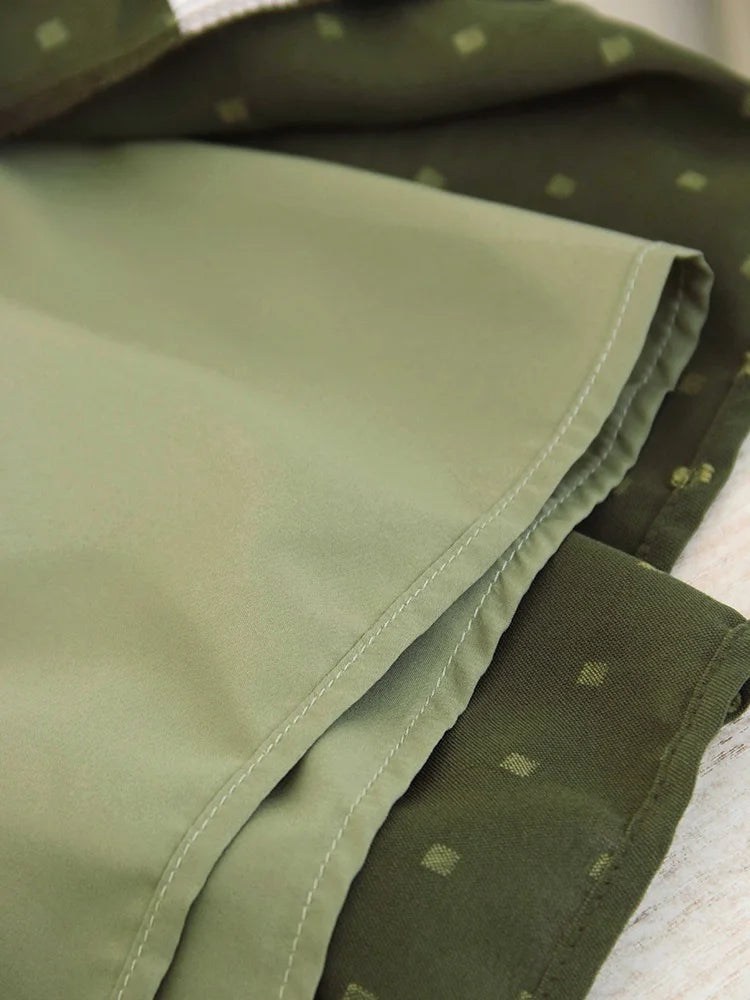 Minifalda Plisada de Gasa | Con Volantes y Pantalones Cortos Internos