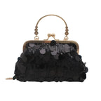 Bolso Hombro Mujer Elegante Lentejuelas Noche