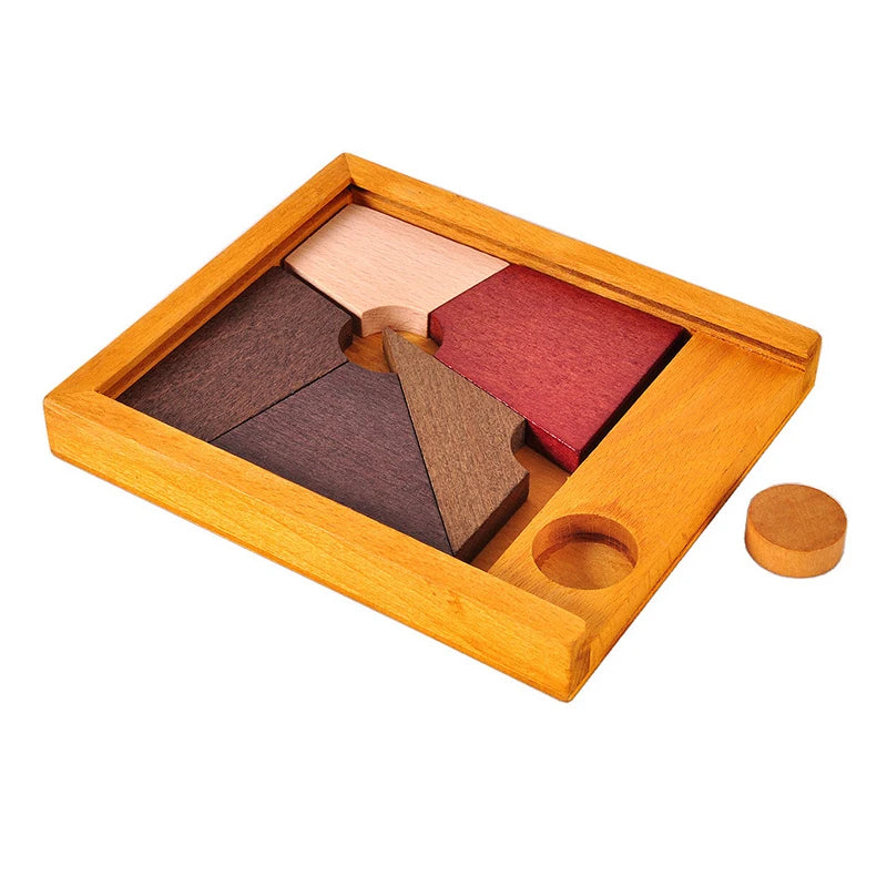 Diferentes caseras rompecabezas Tete Madera Real rompecabezas 3D Inteligencia Rompecabezas Madera Juegos De Ingenio Y Habilidad