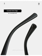 Gafas Sol Cuadradas Unisex Montura Pequeña Retro | A La Moda Popular UV400 Diseño