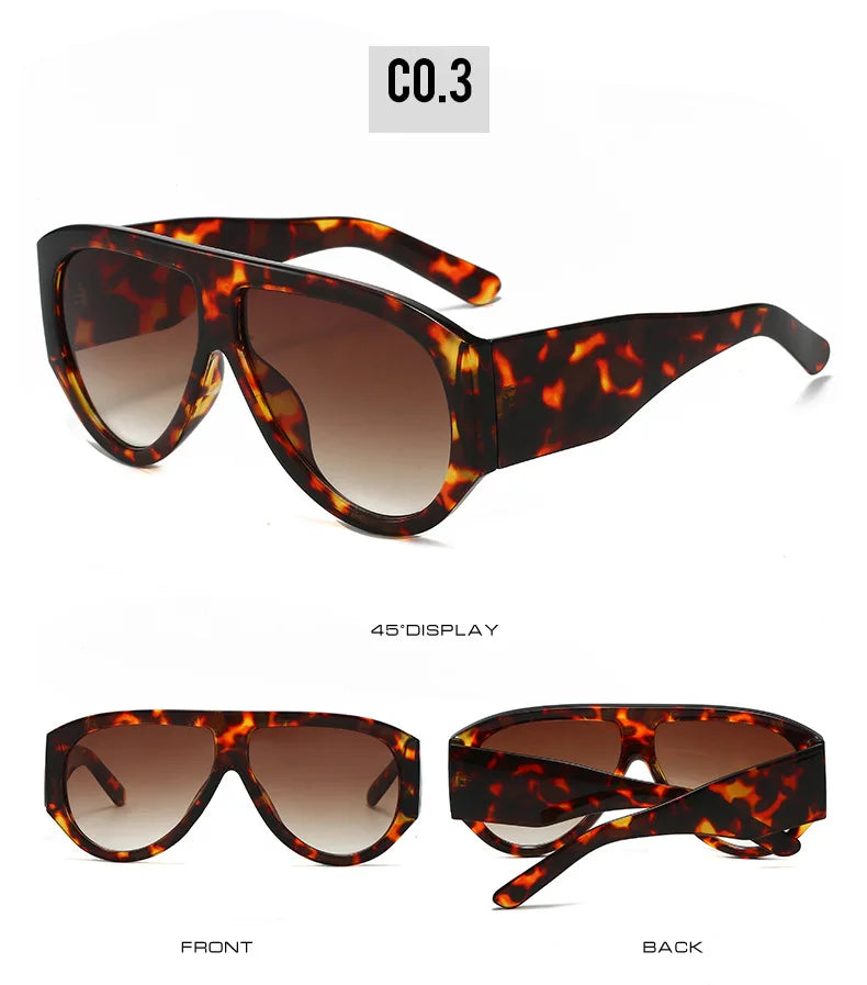 Gafas De Sol Piloto Aviador Grande UV400 Unisex Estilo Costa Rica TicoTrendy