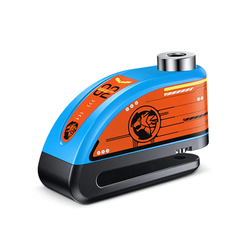 Candado de Disco para Motocicleta | Alarma de 120dB e Impermeable  | Ticotrendy