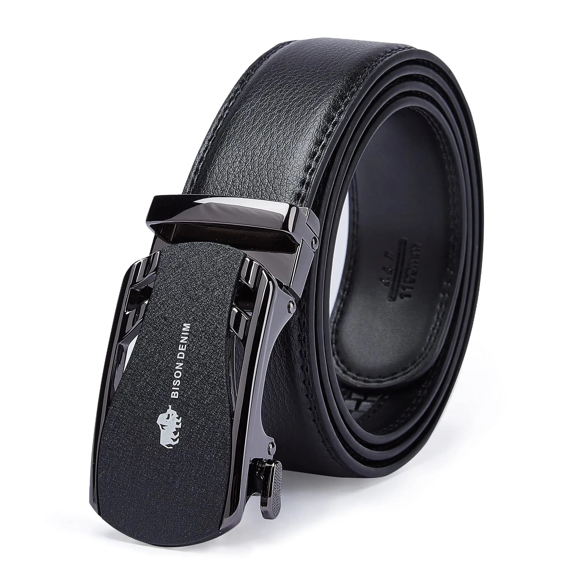 Luxury Brand Business Belt Men Top Quality Genuine Leather Waist Strap Black Male Simple Automatic Buckle Jeans Belts for Men