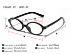 Gafas ARVIN Ovaladas Retro | Montura Pequeña Transparente | Miopía | Mujer