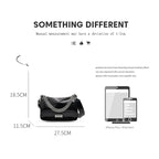 Marca LAORENTOU, bolso de hombro de piel sintética para mujer, bolso cruzado de gran capacidad para Otoño e Invierno 2025