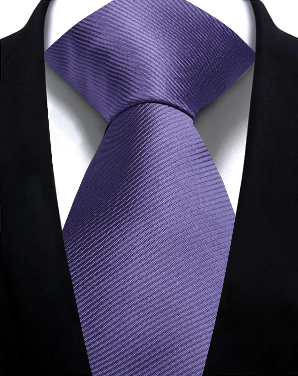 Corbata Lisa De Poliéster Negocios Boda Accesorio De Moda