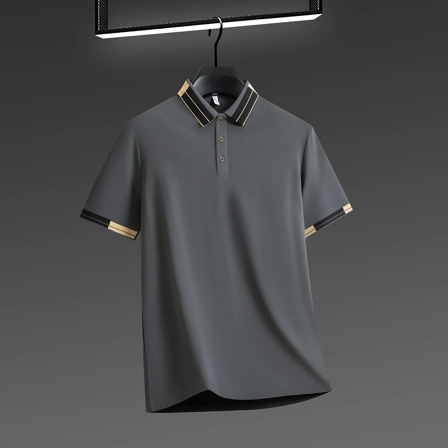 Polo Lujo Hombre 2025 ∣ Jacquard Transpirable ∣ Anti-sudor