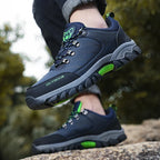 Botas de Invierno para Hombre | Cuero Impermeable | Botas de Moto y Aire Libre | Ticotrendy