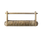 Cerradura de código Cryptex Da Vinci con compartimento oculto para anillos de dinero, joyería, regalos sorpresa románticos creativos interesantes