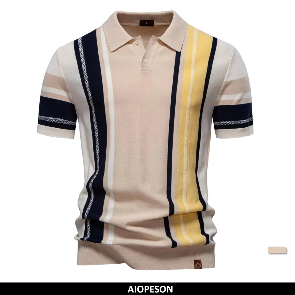 Polo Panel Contraste Malla Hombre | Punto Ligero Transpirable | Tallas S-XXL | Tico Trendy
