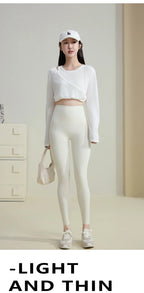 Leggings Piel Tiburón Ciruela | Sensación Desnuda 3D Push Up | Sexy Yoga Fitness PV | Ticotrendy