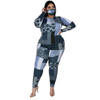 Conjunto de ropa de talla grande para correr, chándal de 2 piezas, Top elástico y pantalones, traje a juego, venta al por mayor, Dropshipping