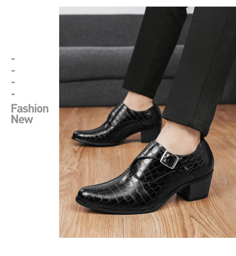 Zapatos Oxford Charol Marrones Hombre | Clásicos Punta Puntiaguda Con Cordones Boda