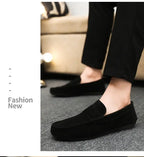 Mocasines Lona Hombre ∣ Transpirables Ligeros ∣ Conducción Zapatos Planos