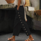 Pantalón Casual Nueve Puntos | Cintura Elástica | Suelto | Versátil P/V 2025