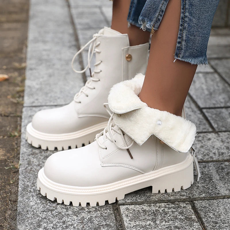 Botines Punk Góticos | Suela Gruesa | Cordones | Mujer