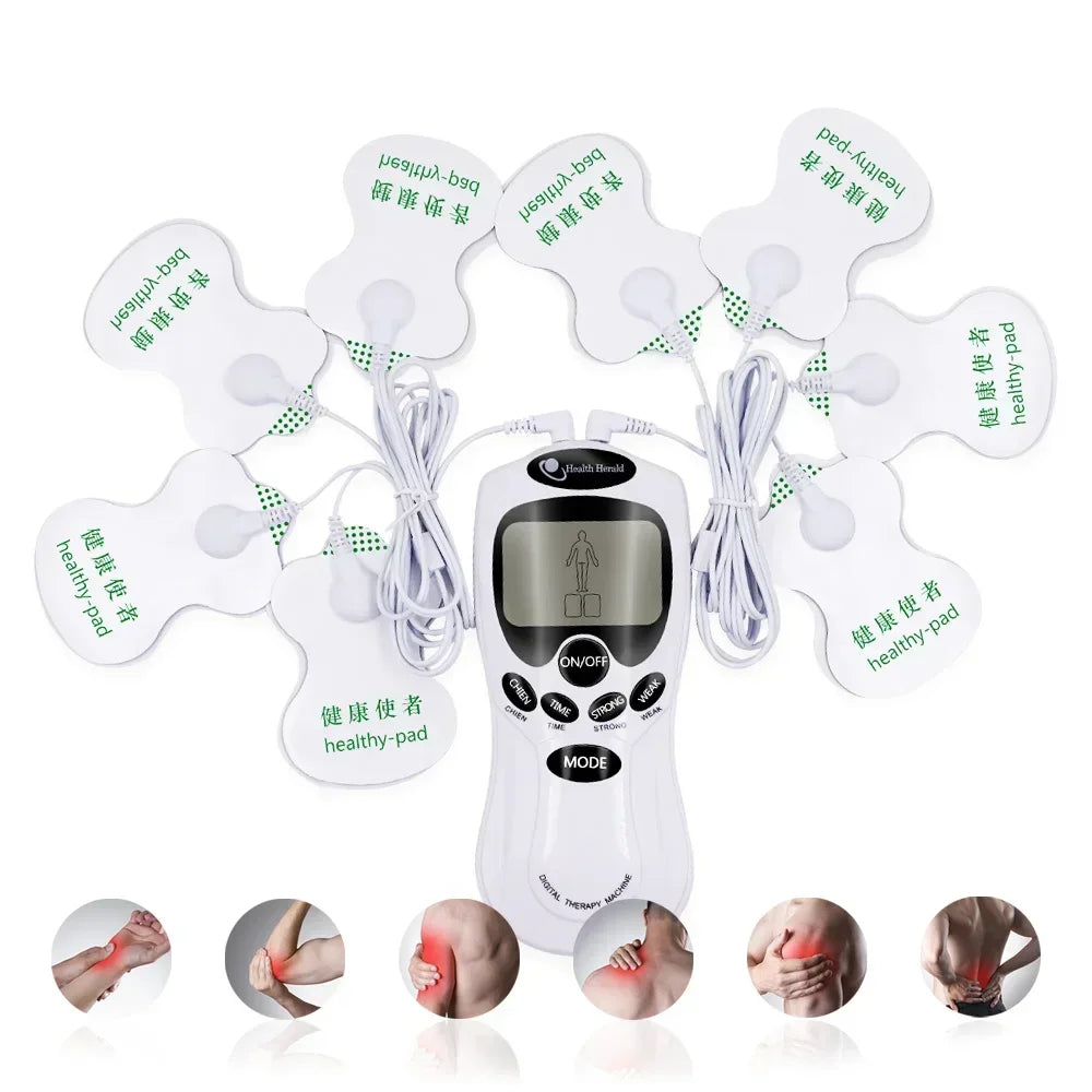 Masajeador Muscular TENS Eléctrico | Terapia Digital Pulso Estimulador | Cuidado Cuerpo Completo
