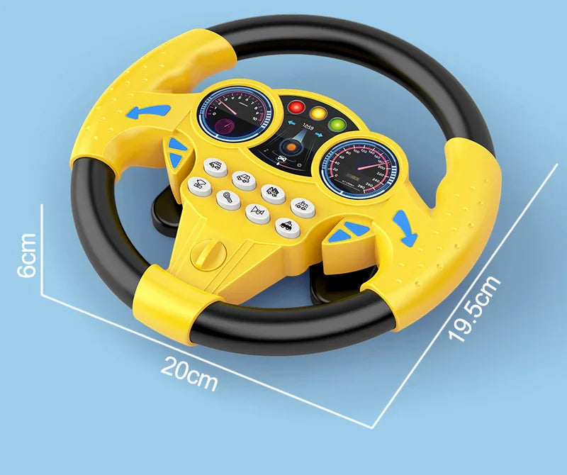 Volante De Juguete Simulador | Sonidos Y Luces | Regalo Infantil | Ticotrendy