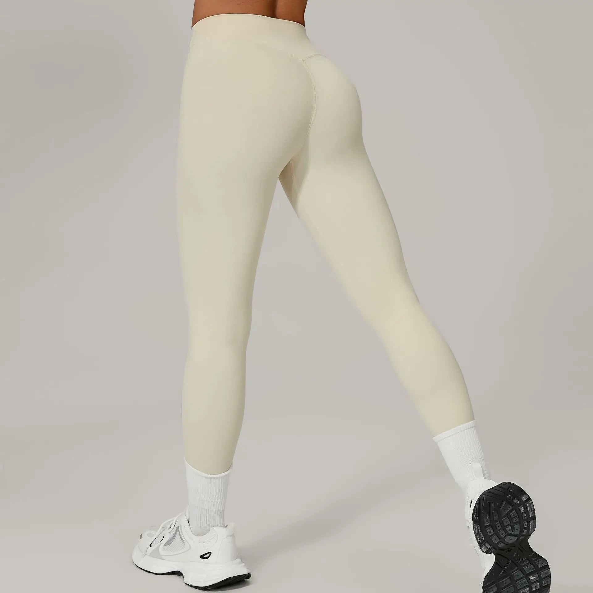 Pantalones de Yoga VEQKING | Pliegues Invisibles y Cintura Alta | Levanta Glúteos y Secado Rápido | Tico Trendy