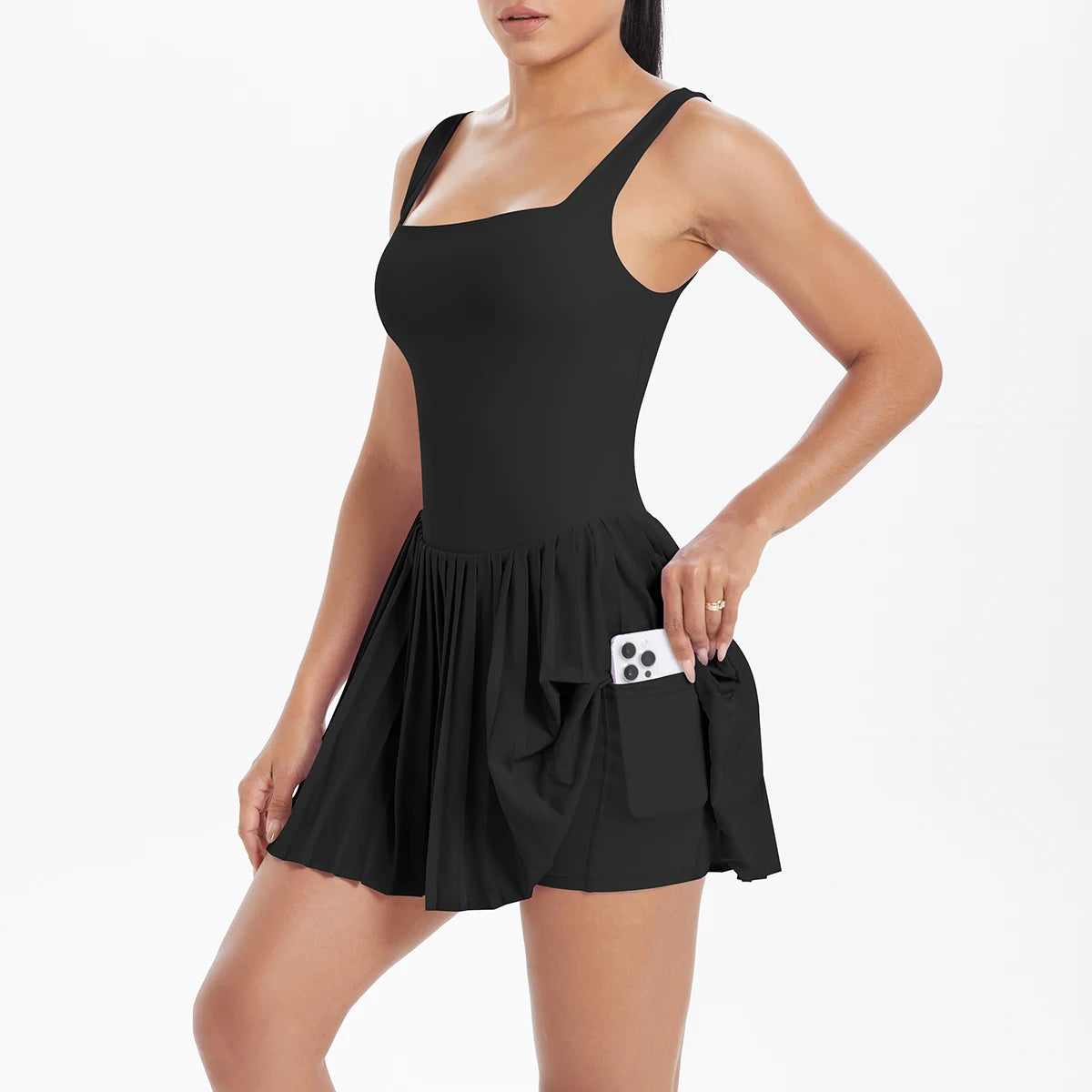 Mono Deportivo de Yoga Mujer | Ticotrendy Ropa Casual Fit Cuello Oblicuo sin Mangas