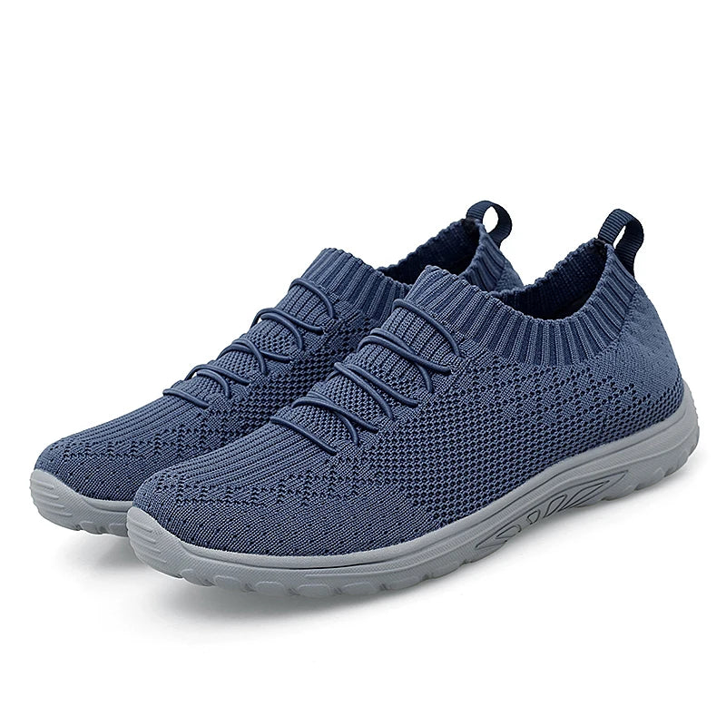Zapatos Planos Ligeros para Mujer | Tallas 42-43 | Azul, Rosa, Negro, Gris | Verano
