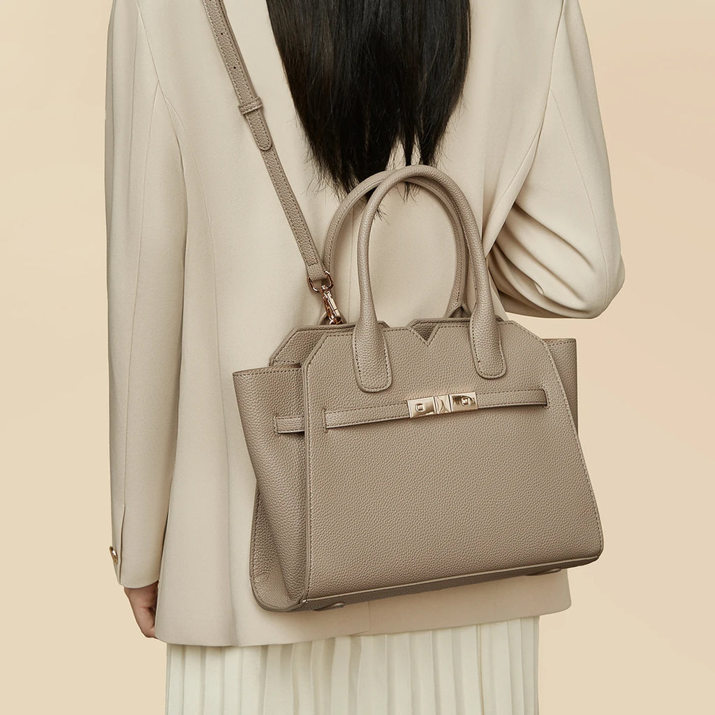 LAORENTOU elegante bolso de hombro de PVC con asa superior para mujer, moda informal 20225, bolsos cruzados de gran capacidad para mujer, monederos de regalo