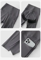 Leggings Piel Tiburón Bolsillo | Push Up Cintura Alta | Fitness Yoga Correr P-O | Ticotrendy