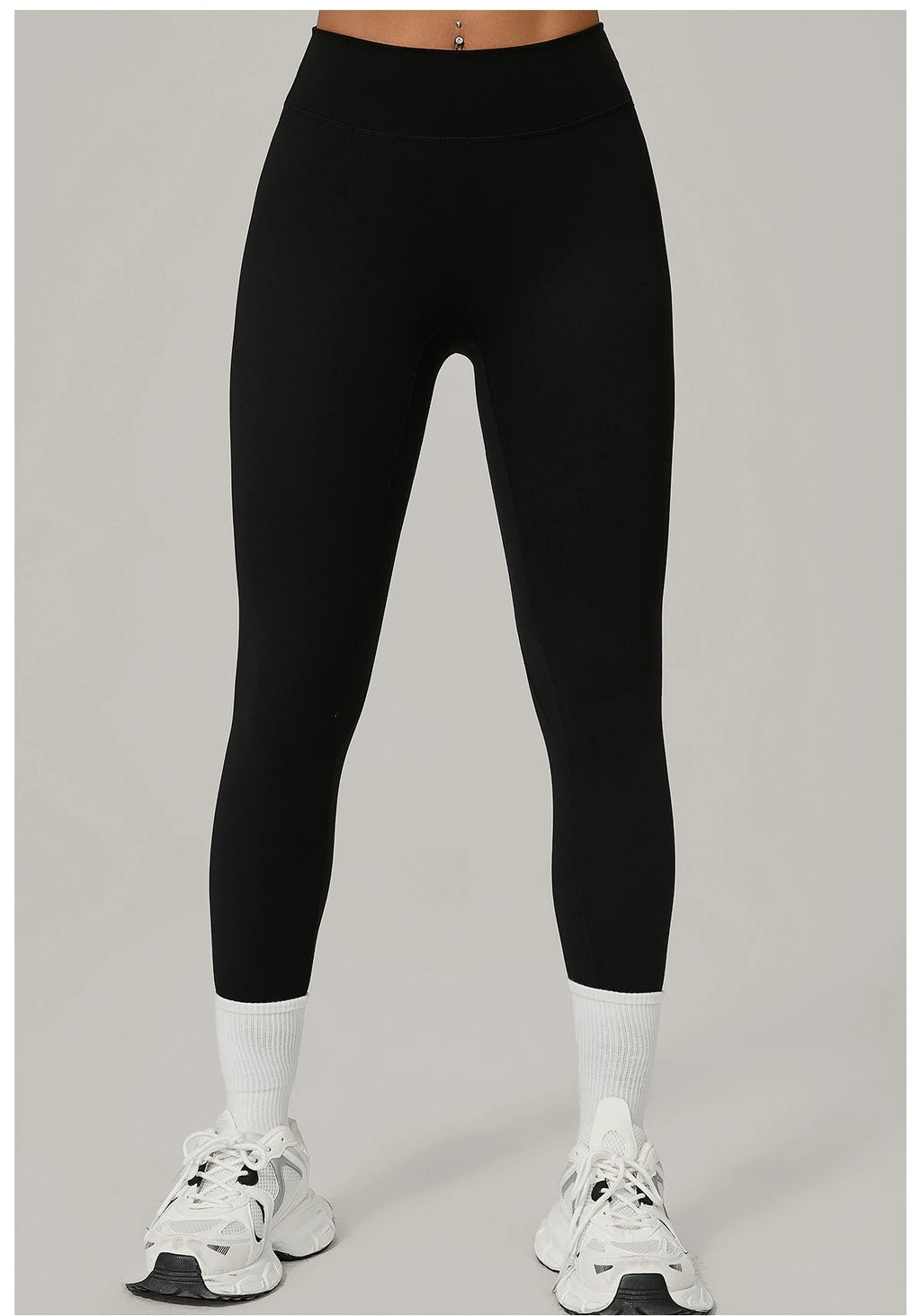 Pantalones de Yoga VEQKING con Pliegues Invisibles para Mujer, Leggings Deportivos de Cintura Alta, Levanta Glúteos, Secado Rápido, Ropa Deportiva para Gimnasio