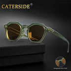 Gafas de Sol Polarizadas CATERSIDE | Montura Poligonal TR90 Ultraligera | UV400