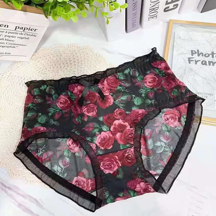 Bragas con Volantes y Lazo Floral | Talla Grande
