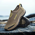 Mocasines Casuales Hombre | Malla Respirable Ligera Confort Estilo Tico | Talla Grande
