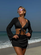 Conjunto de 4 Piezas para Playa - Outfit Completo Pura Vida