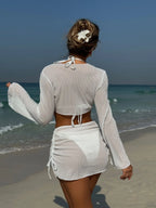Conjunto de 4 Piezas para Playa - Outfit Completo Pura Vida