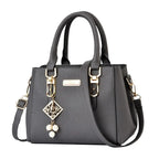 Bolso de Hombro de Gran Capacidad de PU con Bolsillo Abierto para Mujer