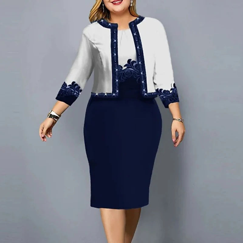Conjunto de Falda y Cárdigan | Sin Mangas | Estilo Casual