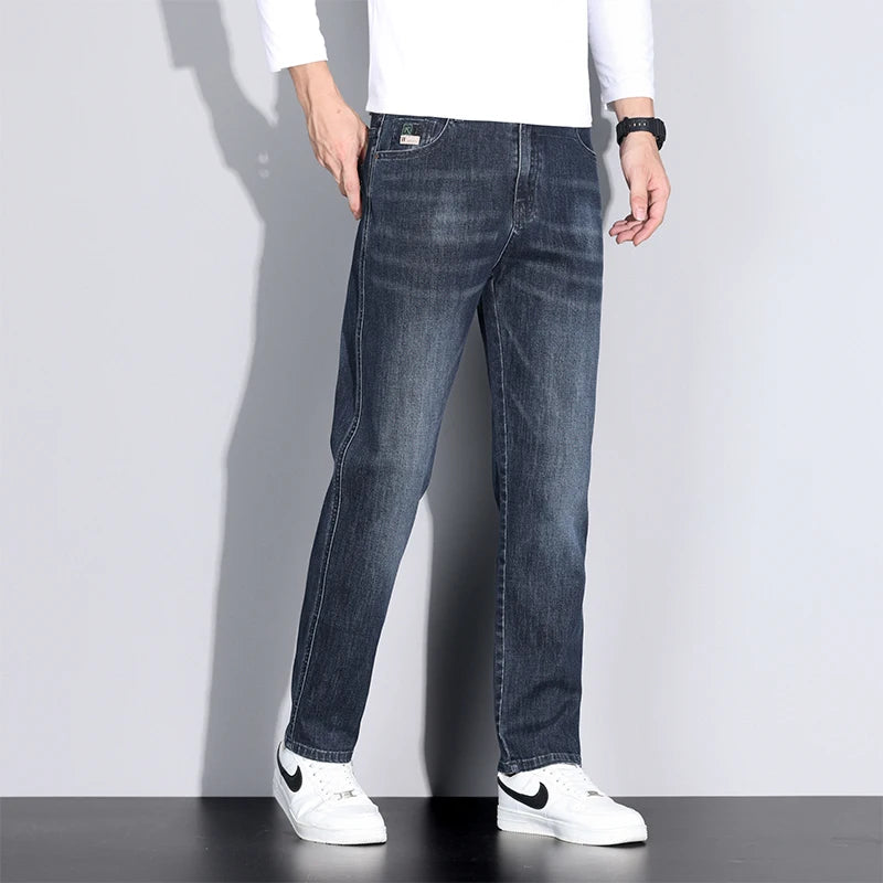 Jeans para Hombres Altos | Longitud Extra 110-200cm | Corte Recto y Delgado | Ticotrendy