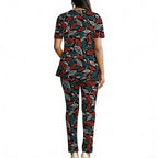Conjunto Africano de Verano Blusa y Pantalón