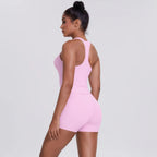 Conjunto Deportivo Mujer 2 Piezas | Sujetador Y Mallas Cintura Alta | Gym Yoga