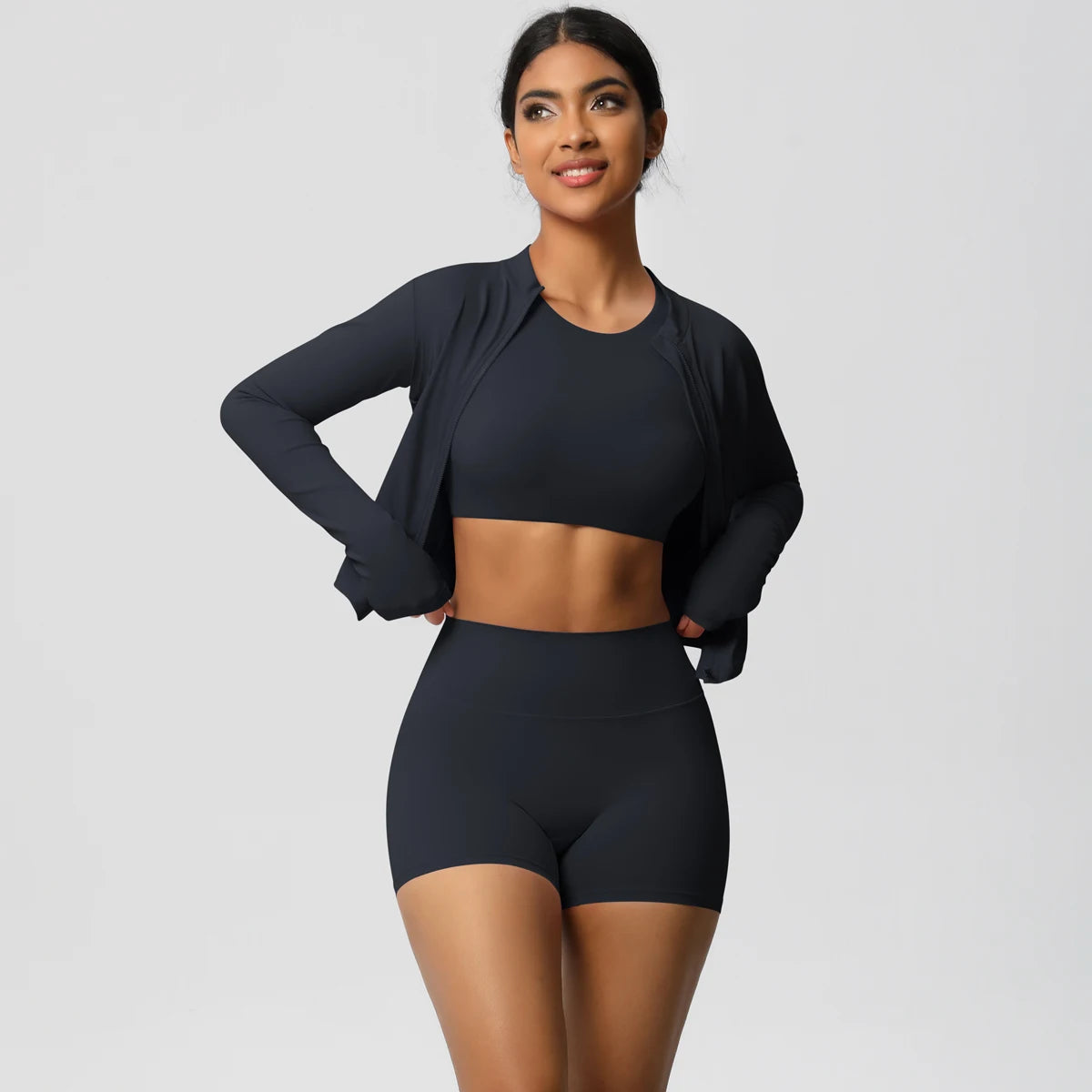 Mono Deportivo Corto Mujer | Alta Elasticidad | Gym Yoga Running